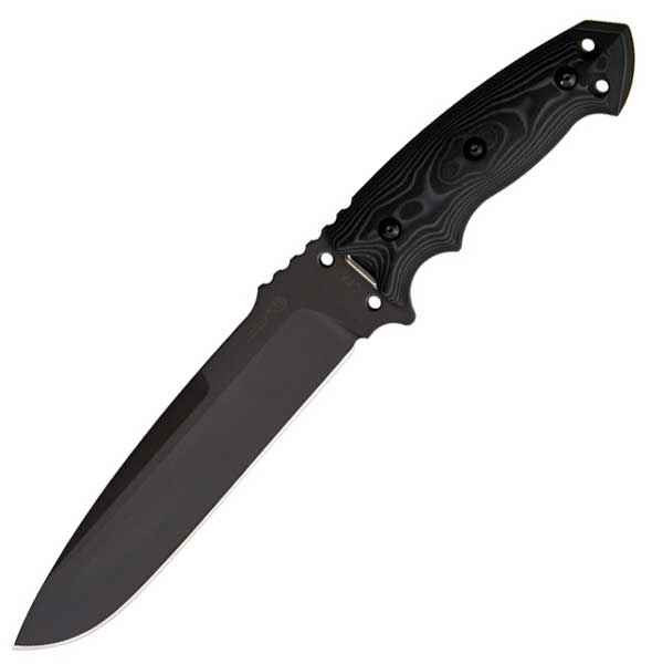 Hogue Large Fixed Blade, Drop Point Blade, G10 Scales, GMascus Black