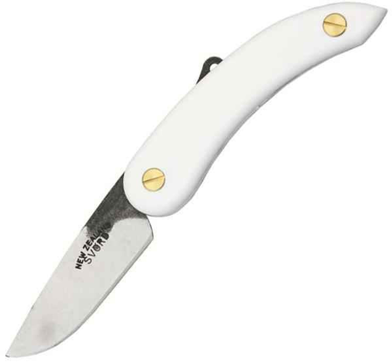 SVORD Peasant Knife, White Polypropylene Handle
