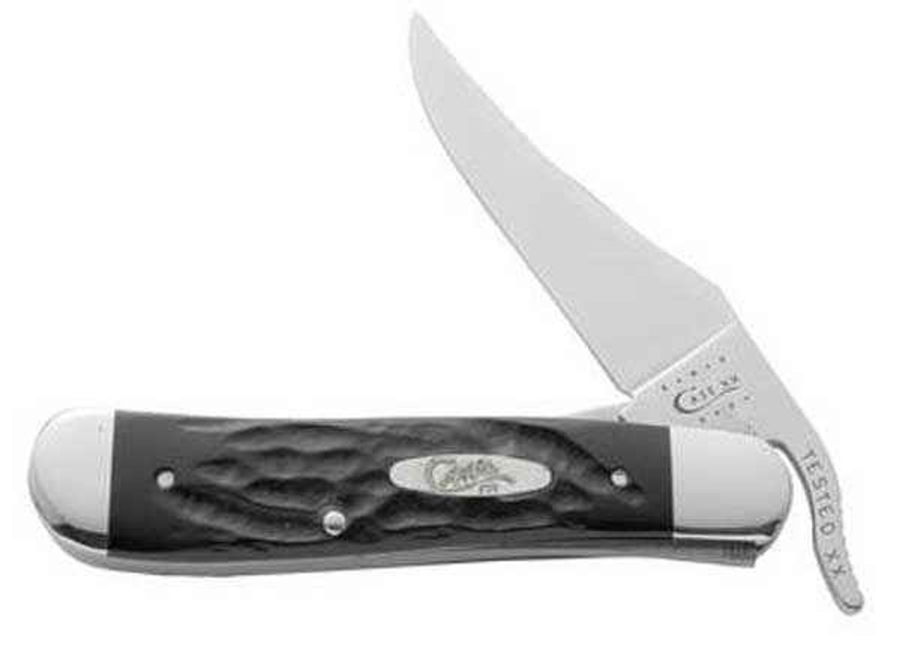 Case 18224 RussLock, Rough Black Synthetic Handle (61953L SS)