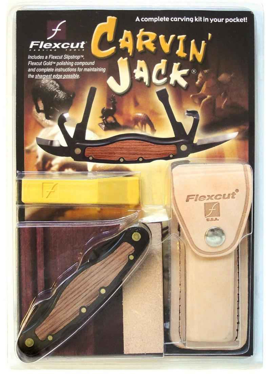 Flexcut JKN95 Tri-Jack Pro - Pocket Carving Knife