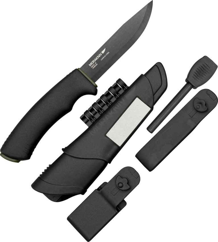 Mora Bushcraft Ultimate Survival-Messer – Karbonstahl-Klinge 109 Mm, Mit Feuerstahl & Schleifer Im Griff