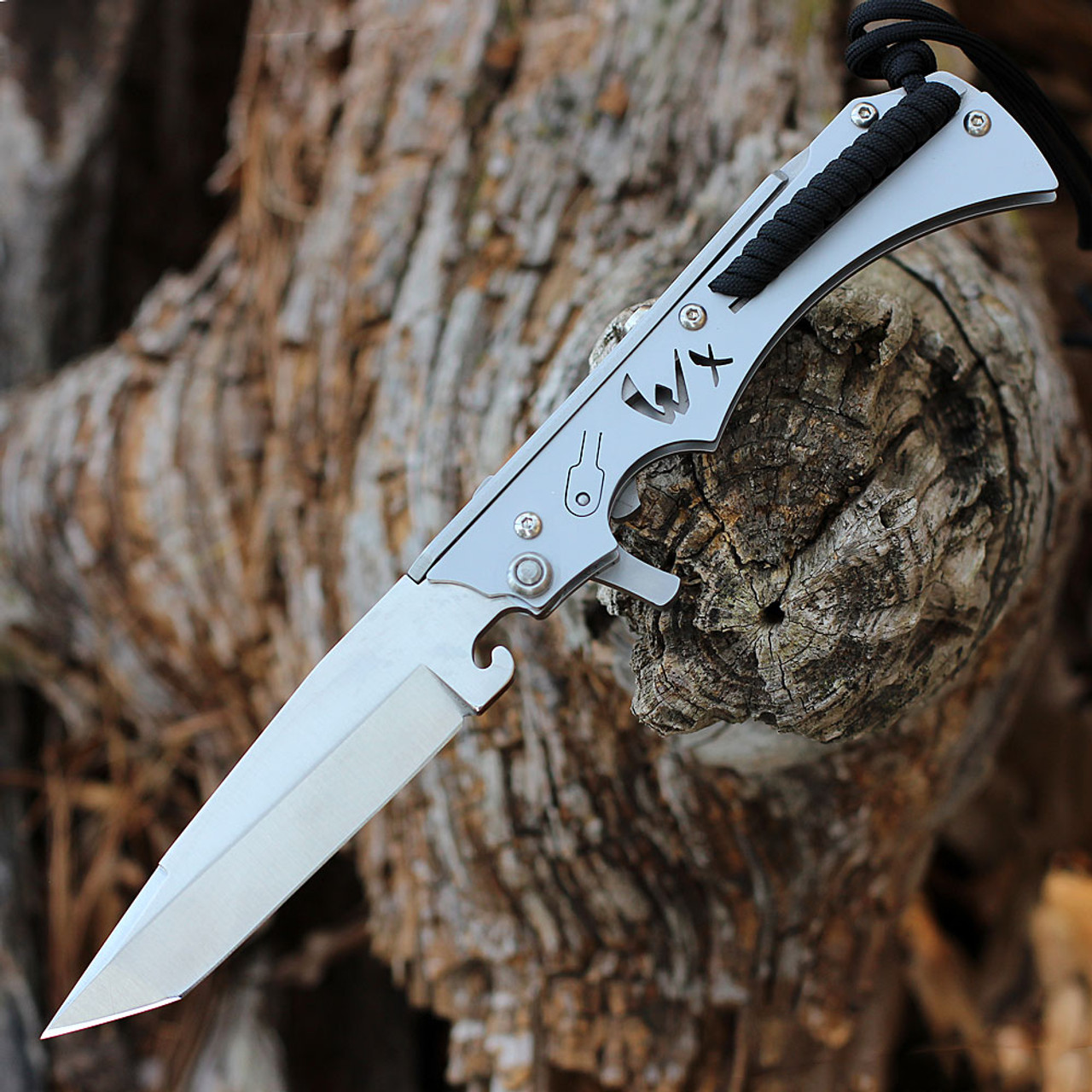 Wildsteer "WX" Folding Knife - 3.25" X46Cr13 SS Tanto Blade