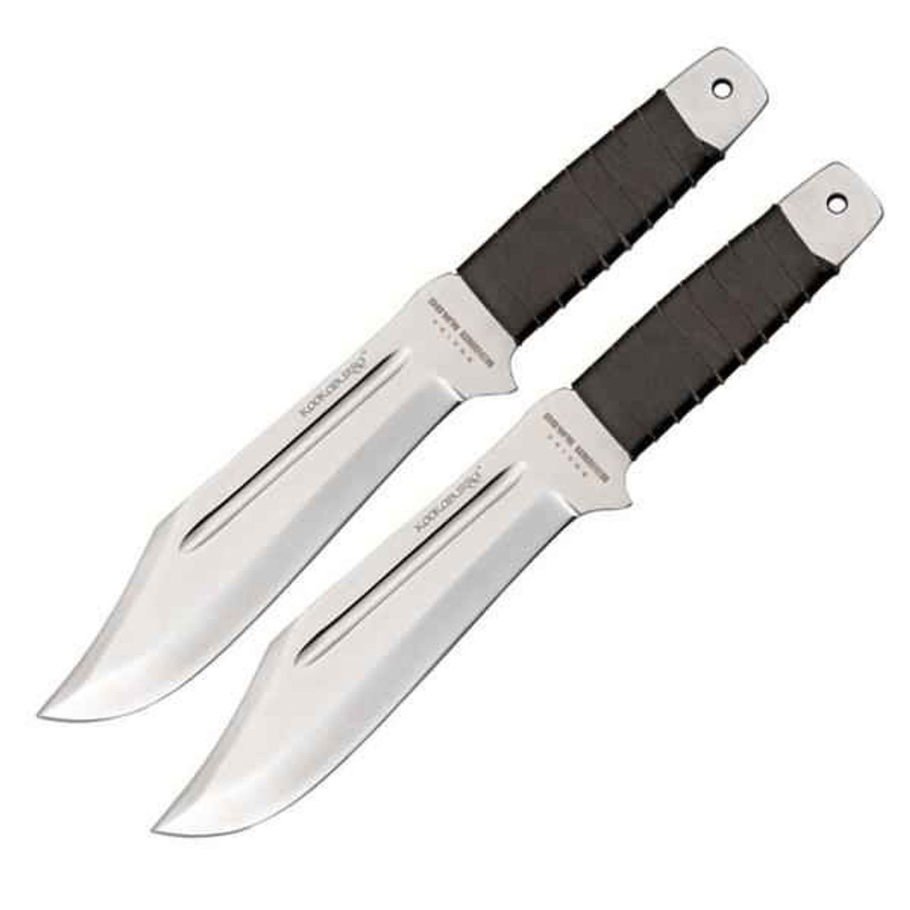 Down Under Knives The Kookaburra Throwing Knives 12" Overall, Leather Handles