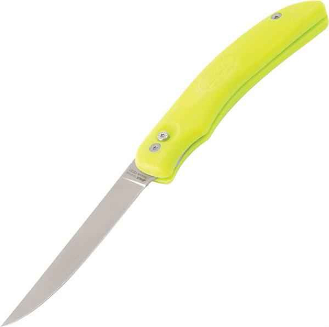 EKA FishBlade Fillet/Gutting Knife, Lime Green Textured PROFLEX Sure-Grip Rubberized Handles