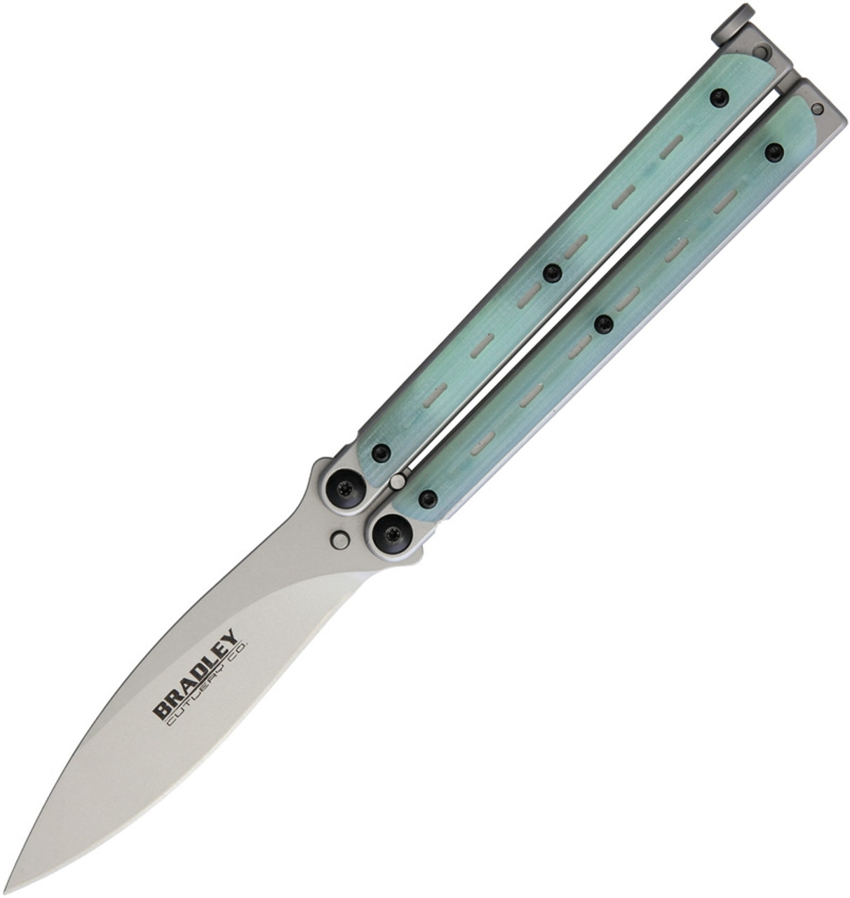 Bradley BCC907 Kimura Butterfly Natural G10 3.63" Satin Finish 154CM Stainless Spear Point Blade