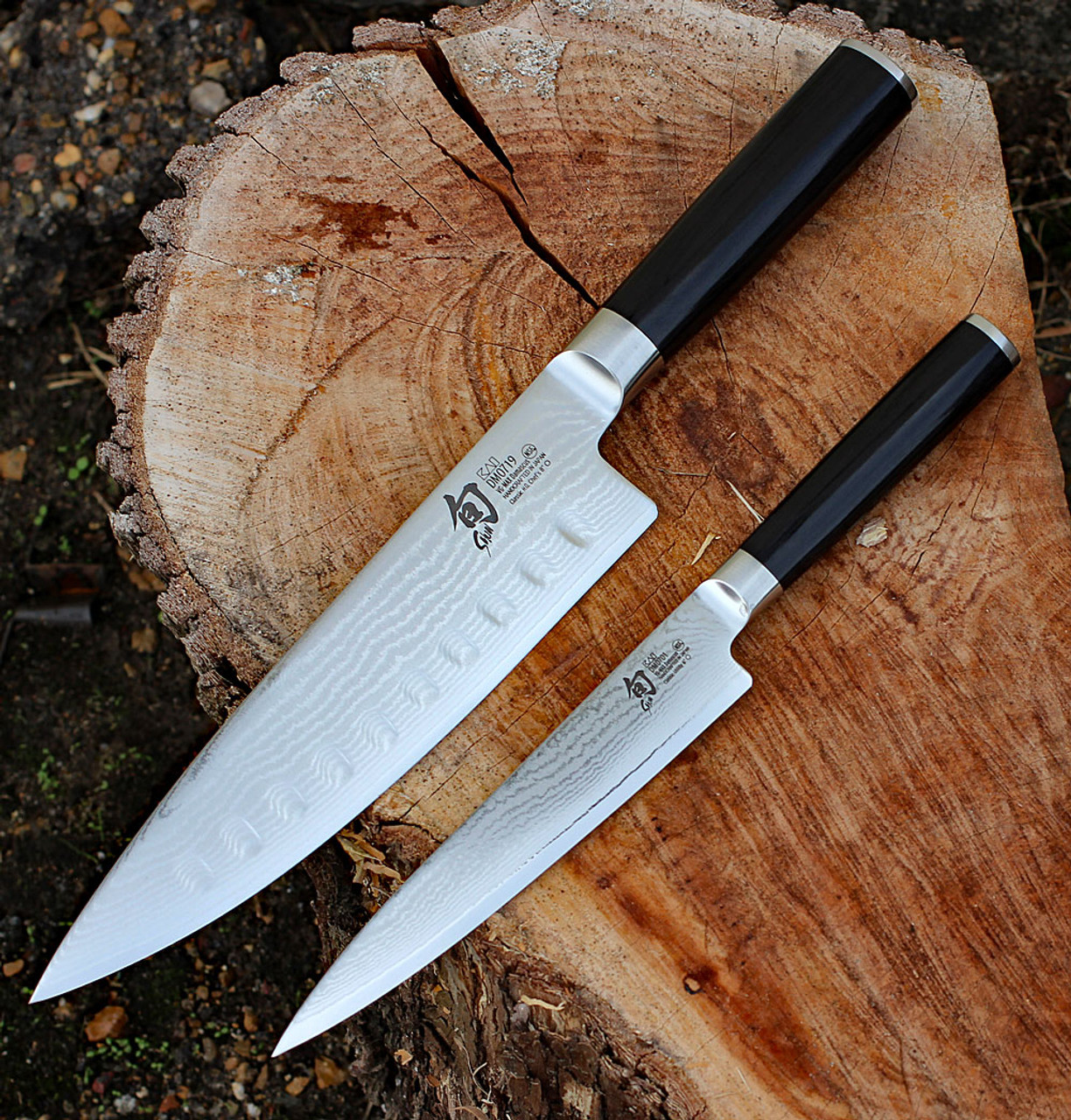 shun blue butcher knife