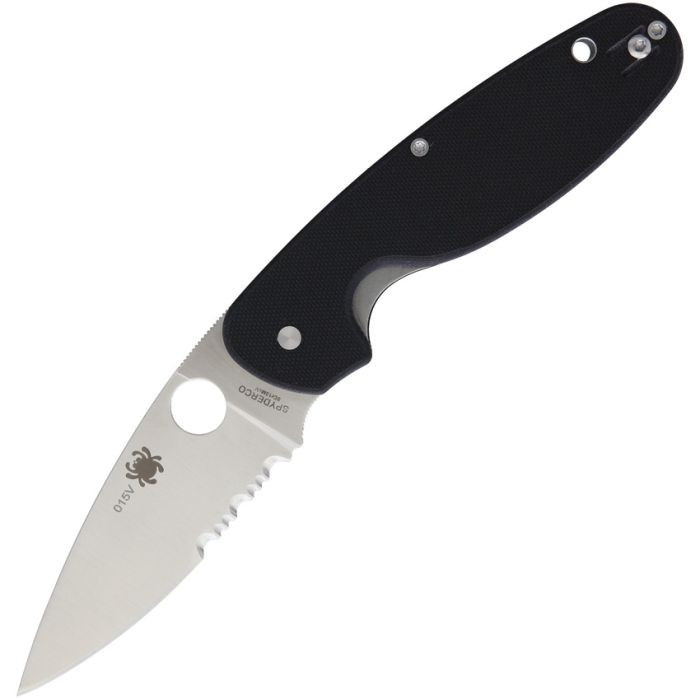 Spyderco Emphasis - Blk G10 (3.58" Satin 8Cr13MoV) C245GPS