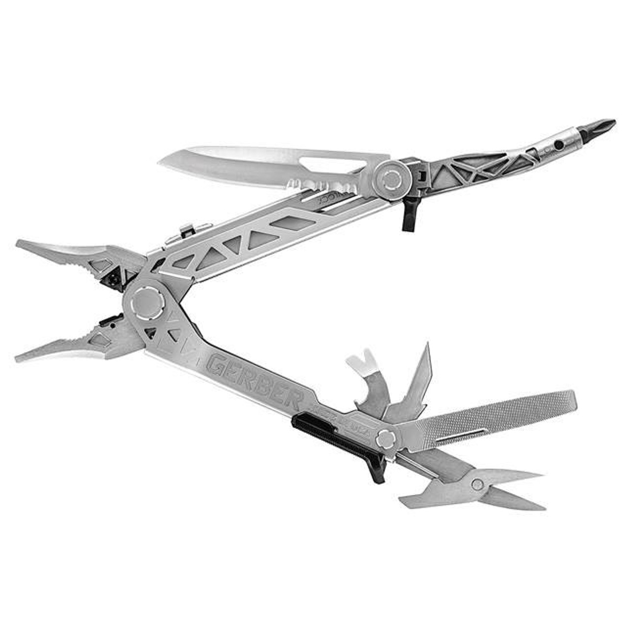 Gerber 30-001417 Center-Drive Plus Bits, Brown Leather Sheath