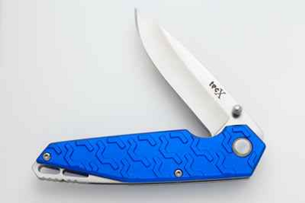 Tec X Inceptra by Case, Linerlock, Drop Point Blade, Plain Edge, Blue