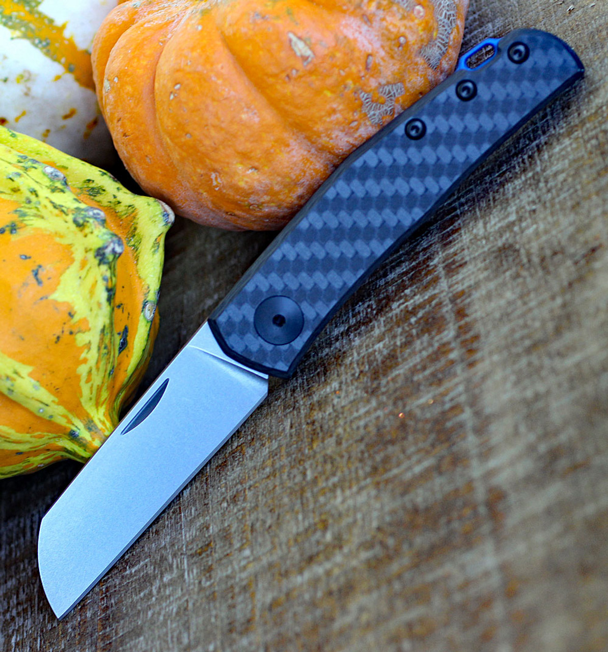 Zero Tolerance 0230, 2.6" CPM 20CV Stonewash Blade, Carbon Fiber Handle