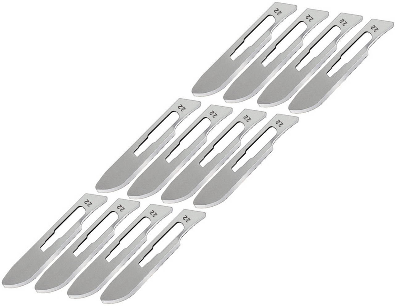 Havalon HV22XTDZ One Dozen Quik-Change Blades, 2 3/8" Stainless Blades