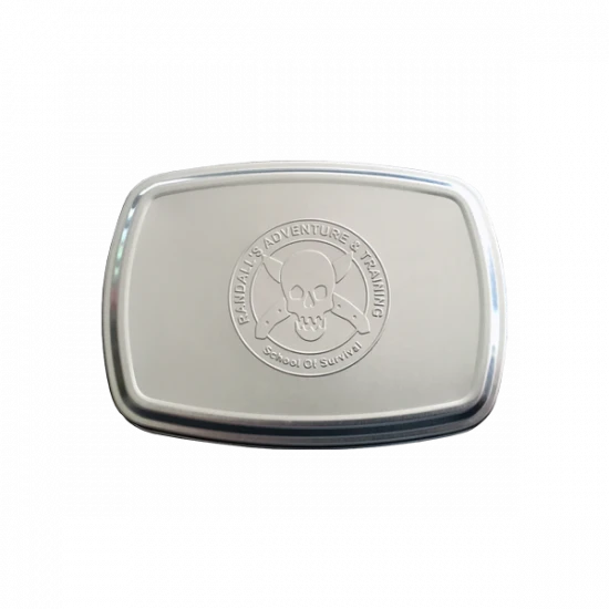 ESEE Pinch Kit Tin Closed Detail View