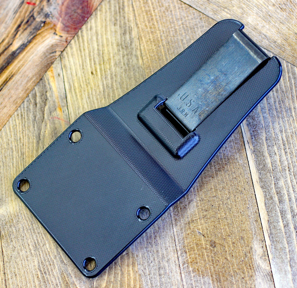 ESEE-6 3D Handle Fixed Blade Knife (6PB-011)-6.50" Black 1095 Drop Point Blade, Natural Canvas Micarta Handle