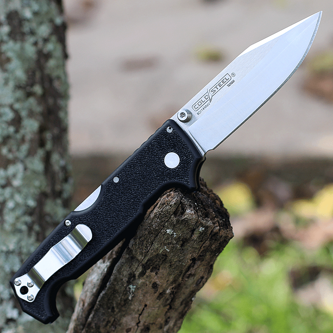 Cold Steel SR1 Lite Black Griv-Ex (4" Satin Clip Point) 62K1