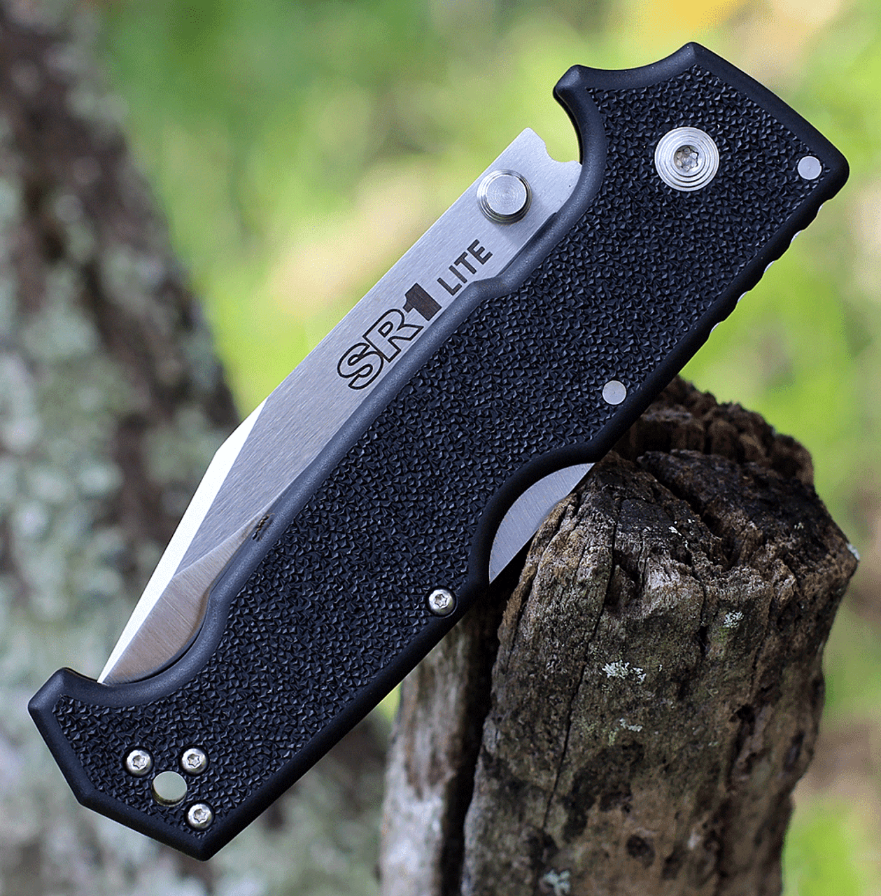 Cold Steel SR1 Lite Black Griv-Ex (4" Satin Clip Point) 62K1