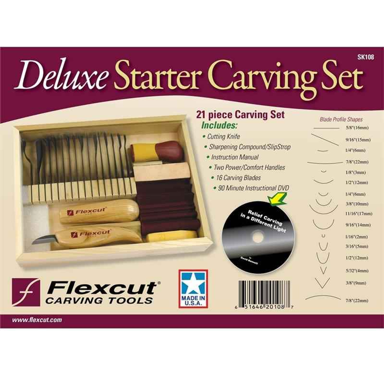 Flexcut 3-Knife Starter Set