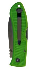 Ka-Bar Folding Hunter Lockback KA4062KG, 3" AUS 8A Stainless Steel Plain Blade, Kelly Green Zytel Handle