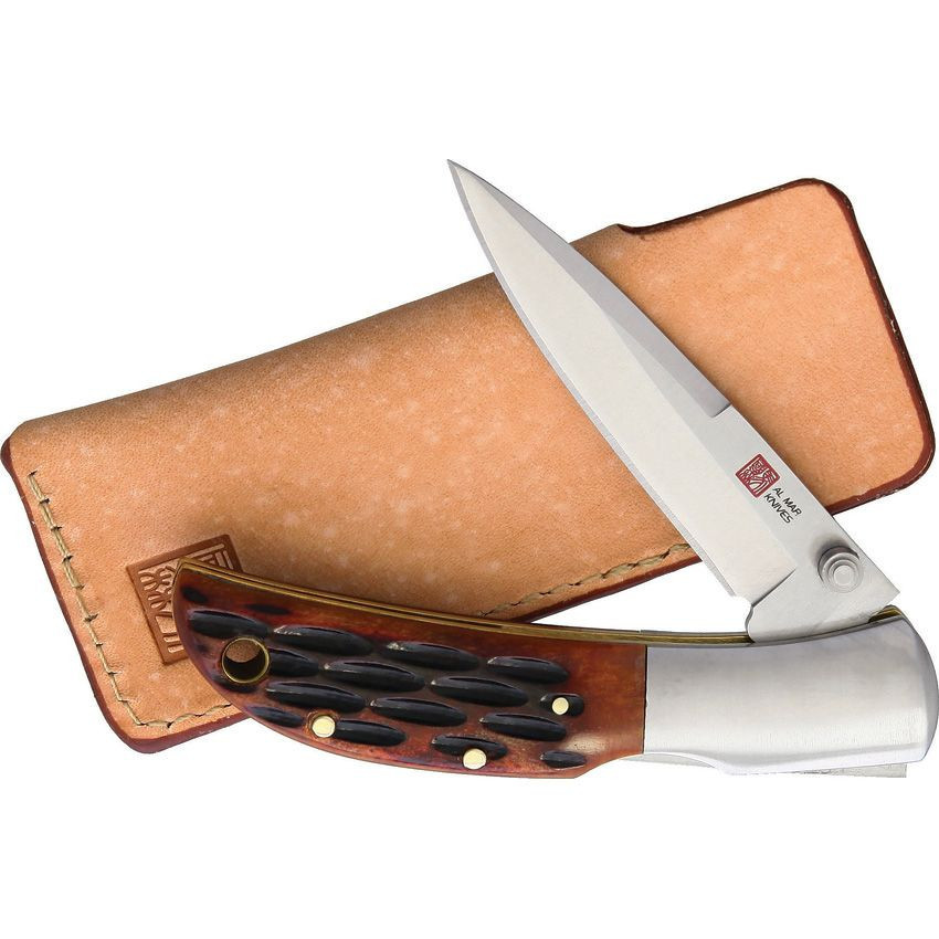 Al Mar Hawk - Honey Jigged Bone | AMK7002 | Knifeworks