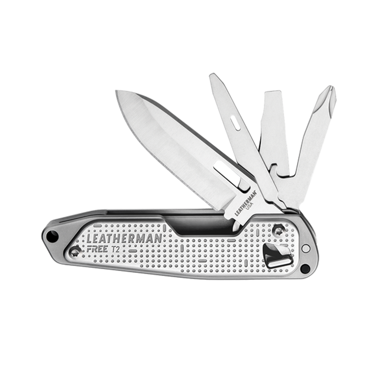 Leatherman 832680 Free T2, Stainless Steel, 8 Tools