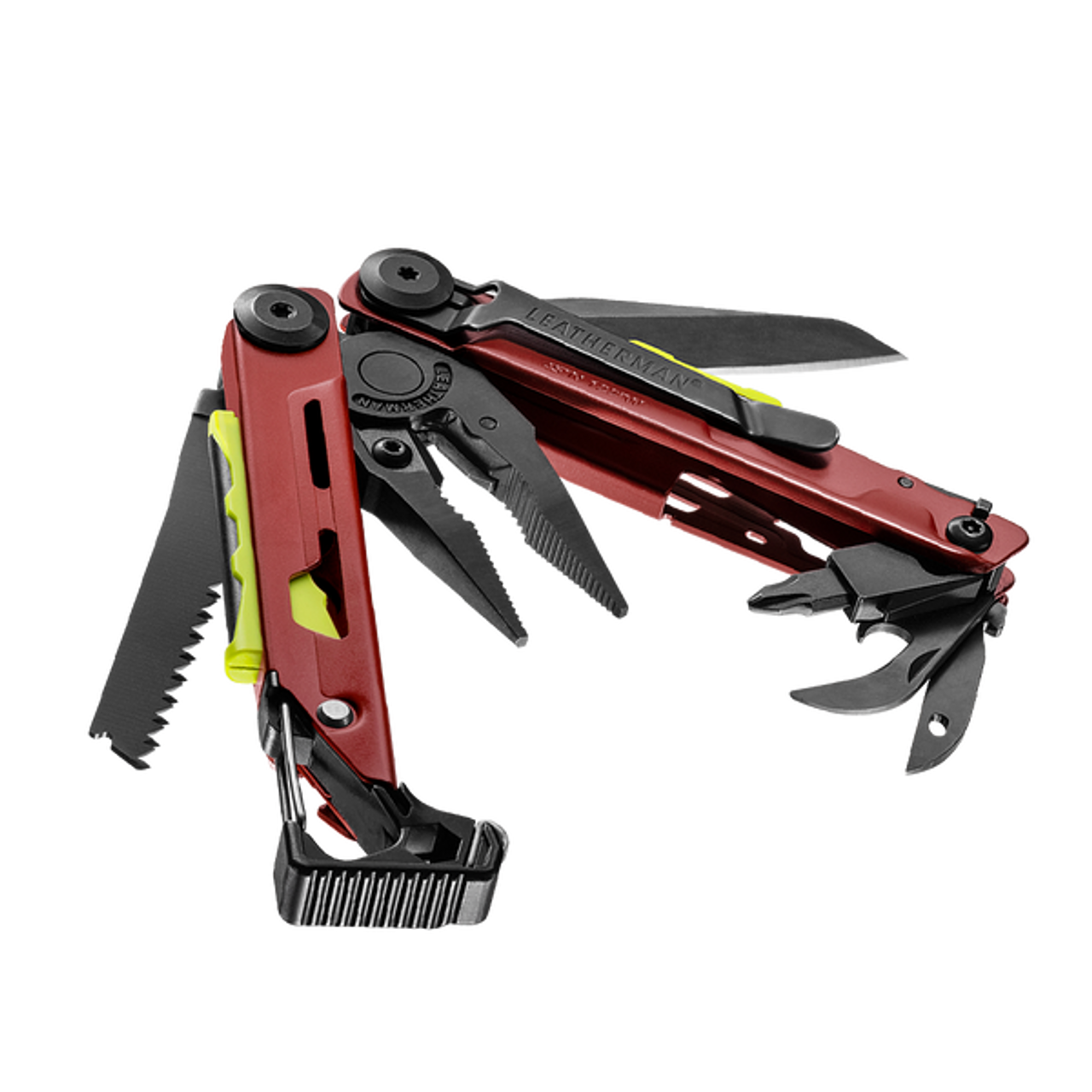 Leatherman 832743 Signal, Crimson Cerakote Stainless Steel, 19 Tools