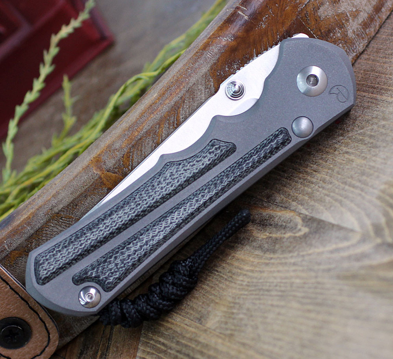 Chris Reeve Large Inkosi Insingo, Black Canvas Micarta Inlay (LIN-1028)