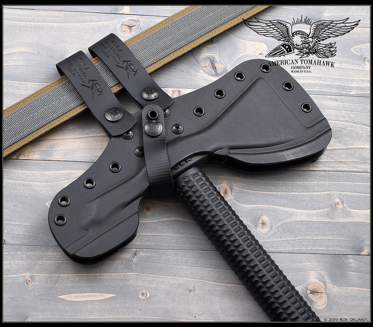 American Tomahawk Model 1, 14.12" Overall Length, Black Nylon Handle