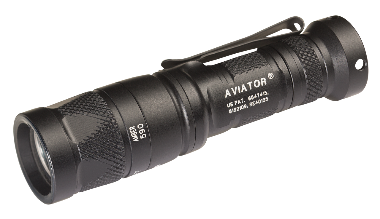 Surefire Aviator-YG, 3 V Dual Output 5/250 LU White Light, 568mW Yellow/Green Light