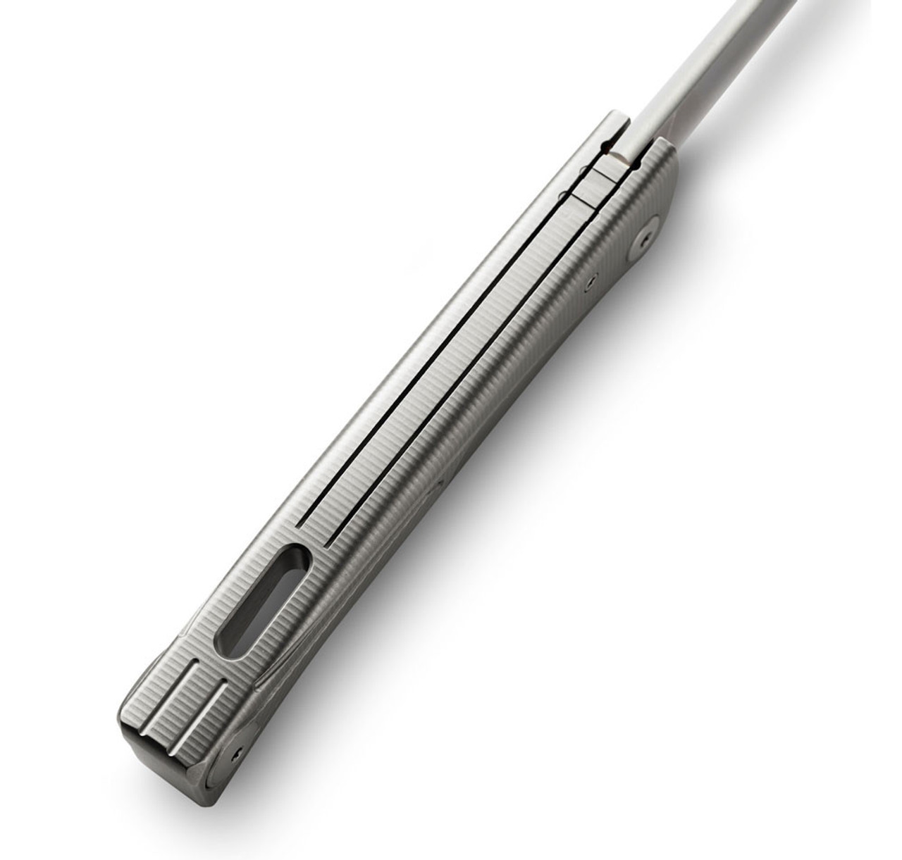 LionSteel Thrill Slip Joint Titanium Gray TLGY, 31.5" M390 Satin Blade, Titanium Handle