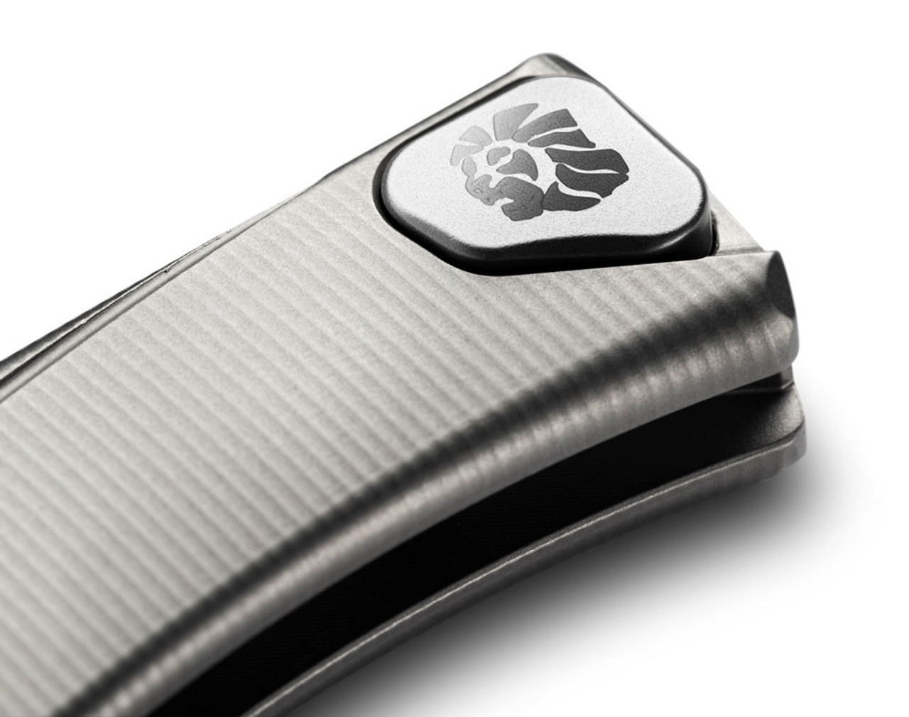 LionSteel Thrill Slip Joint Titanium Gray TLGY, 31.5" M390 Satin Blade, Titanium Handle