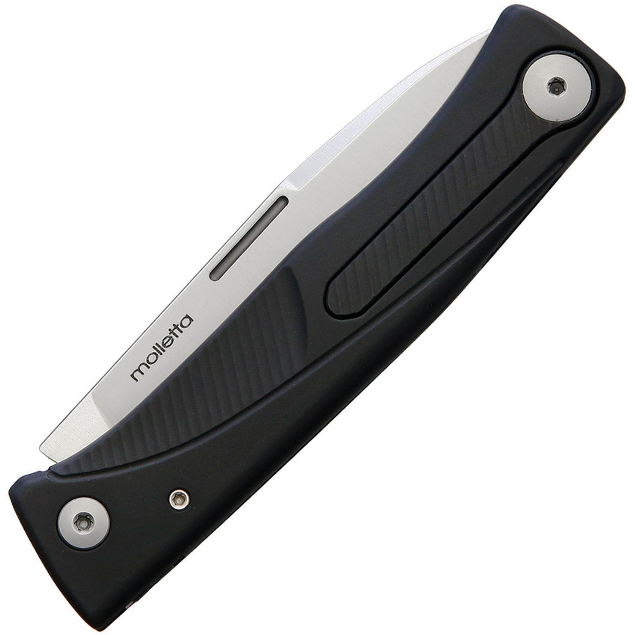 LionSteel Thrill Slip Joint - Black Alum. (3.2" Satin M390) TL-A-BS