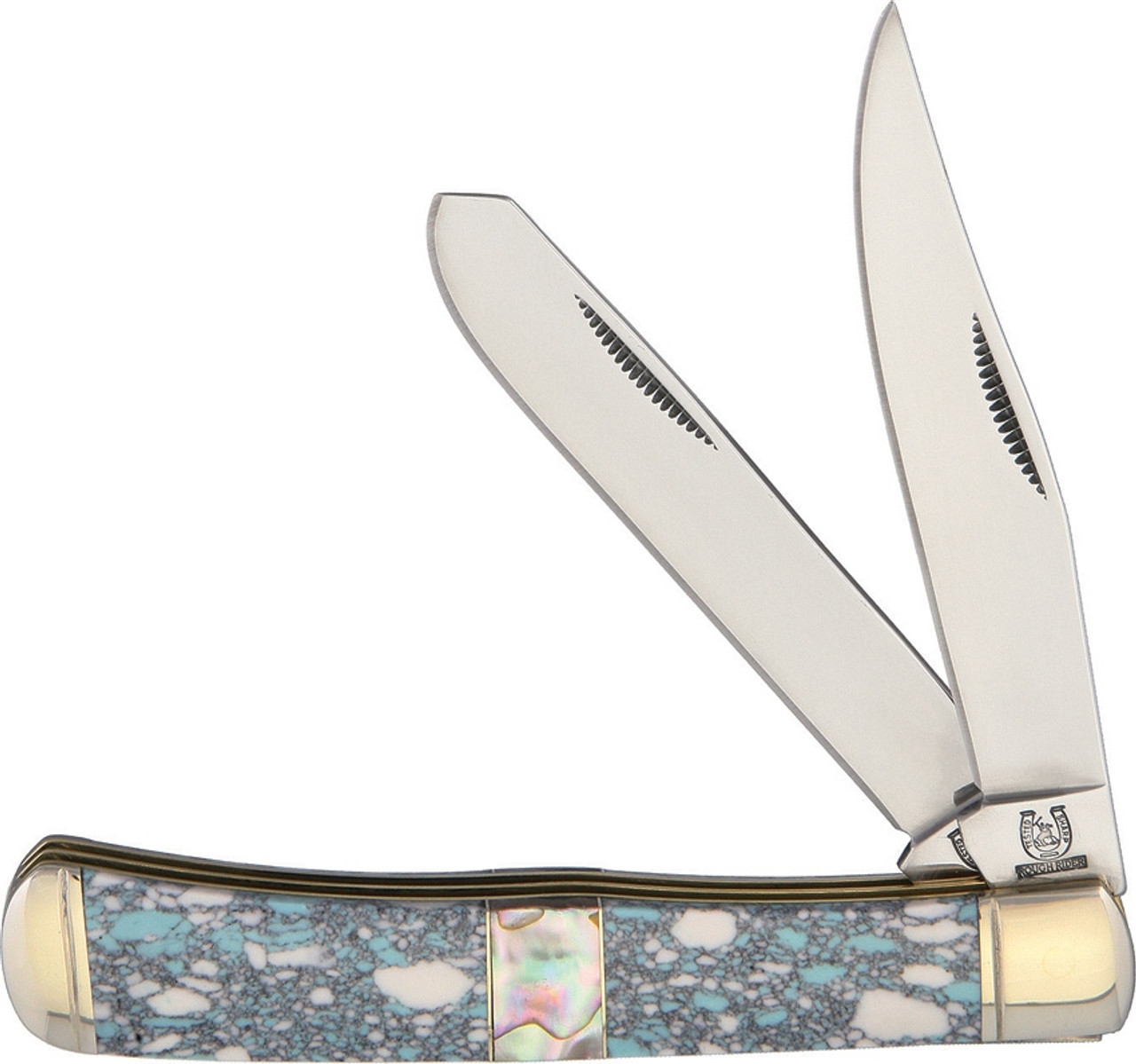 Rough Ryder Trapper, RR1531, Crackle Stone Handle