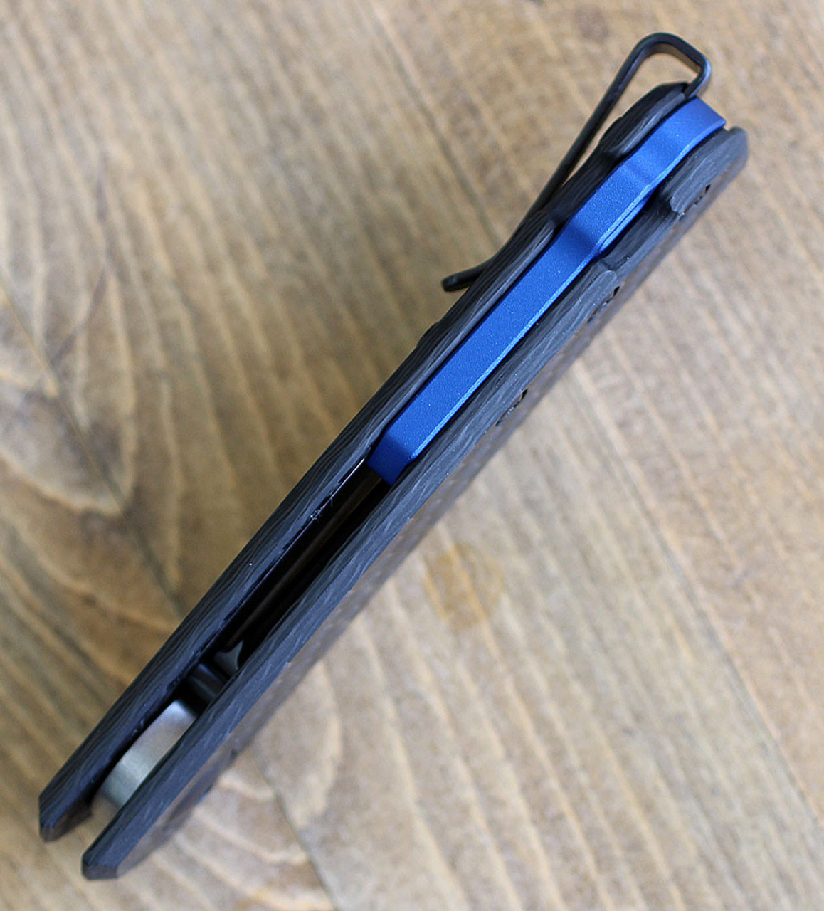 Zero Tollerance 0235, 2.6" CPM 20CV Stonewashed Blade, Carbon Fiber Handle