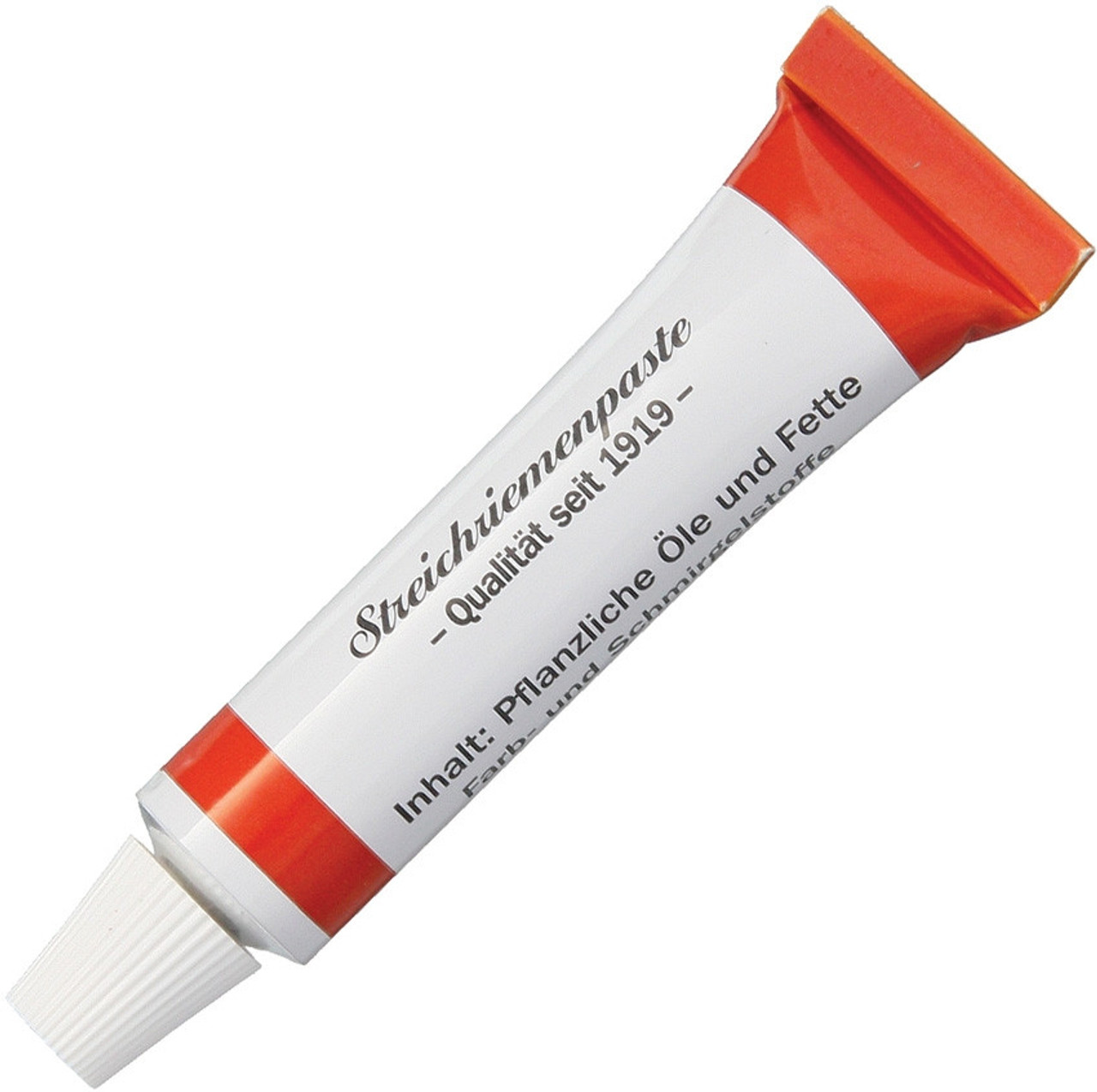 Herold Solingen Tubenpaste for Razor Strops, Red Medium Grid Effect
