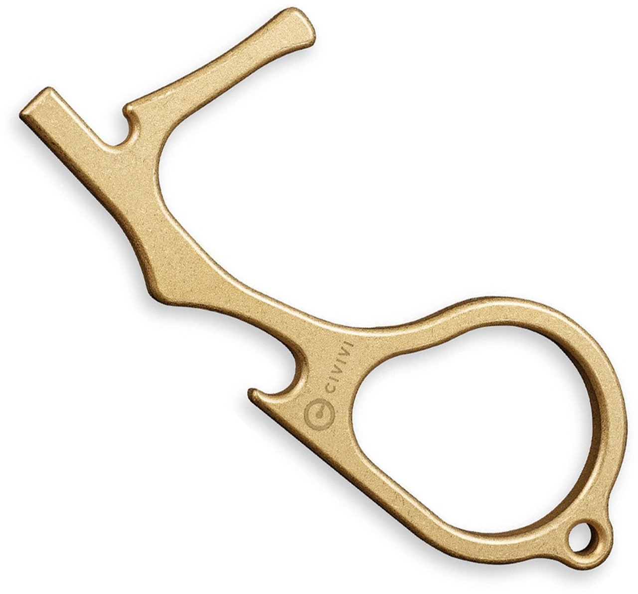 CIVIVI MT-1 Multi-Tool (CA-02A)- 3.54" Brass Contactless Hook Keychain