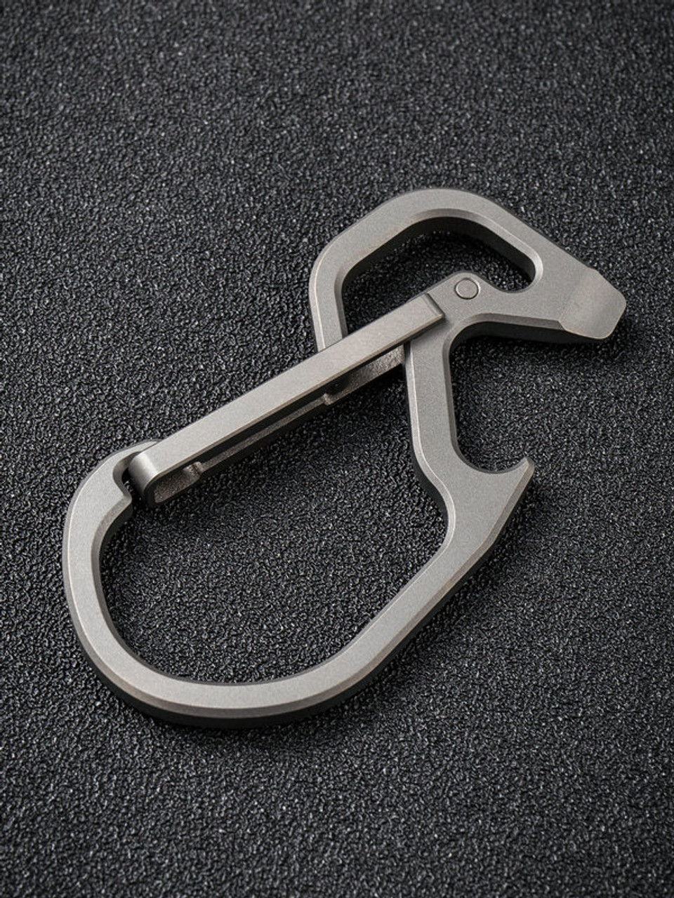 CIVIVI Click Multi-Tool (CA-01A)- 2.28" Gray Titanium Carabiner