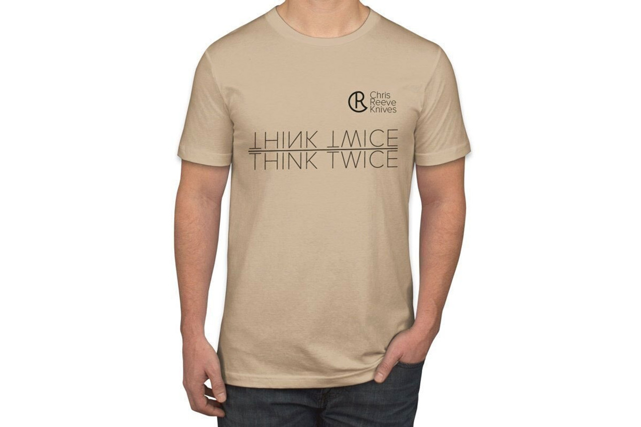 Chris Reeve Knives  CRK T-Shirt, Tan, XL