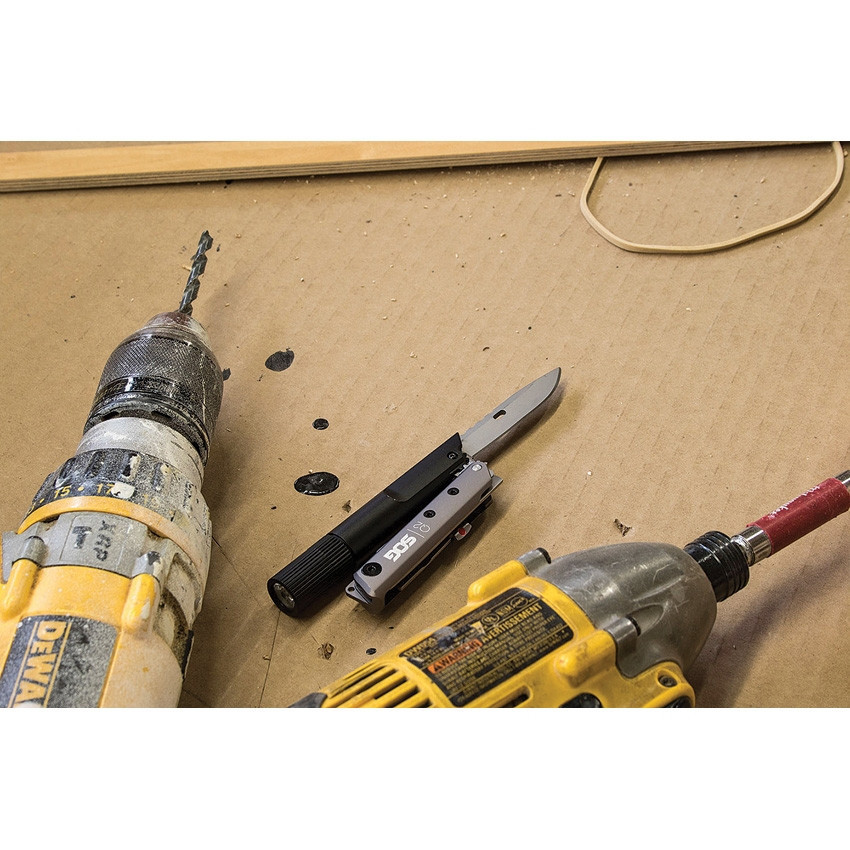 SOG Baton Q2 EDc Multi-Tool , Black & Gray Body