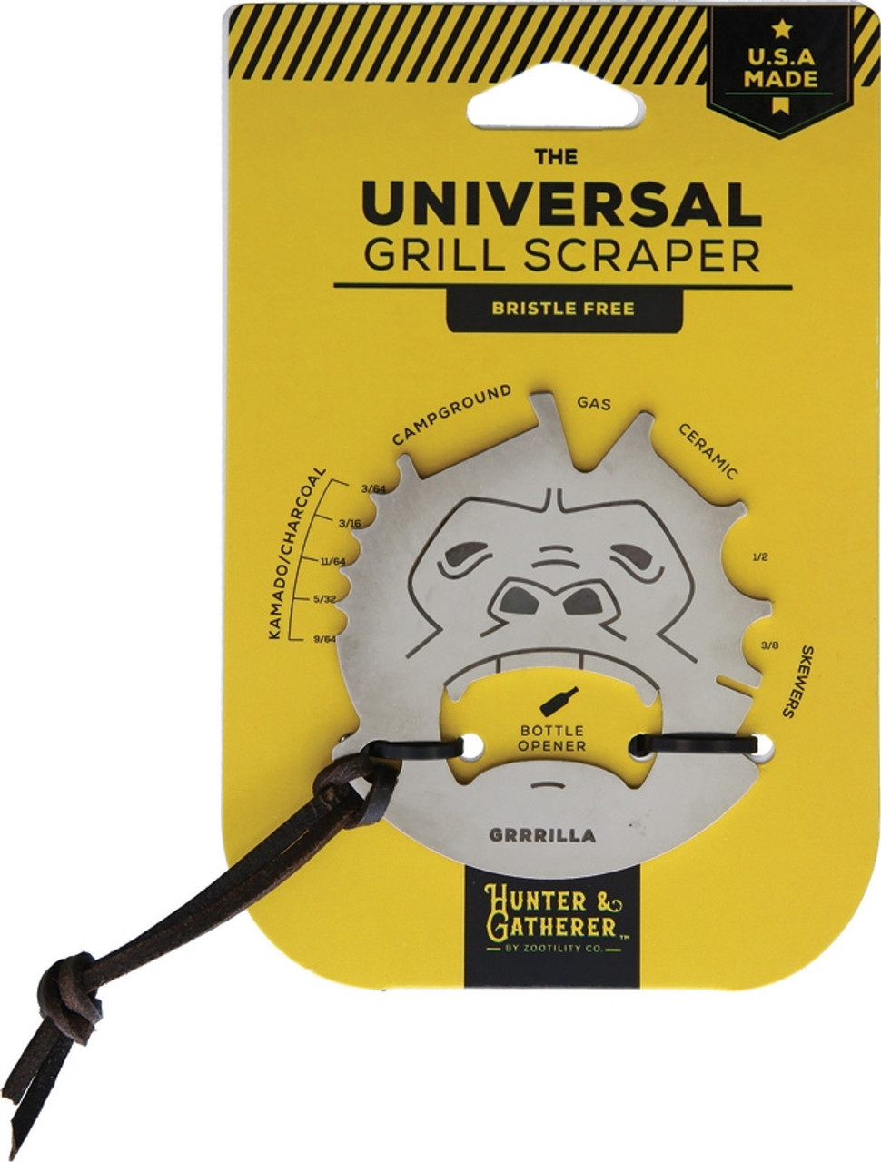 Zootility GRRRILLA, Keep Safe N' Grill On, Universal Grill Scraper