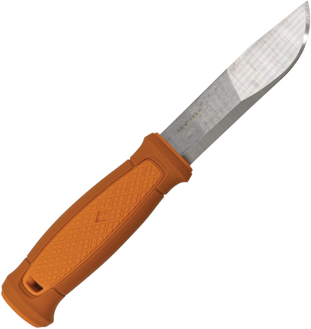 Morakniv Kansbol Fixed Blade, 4.5" Satin Stainless Blade, Burnt Orange Polypropylene Handle
