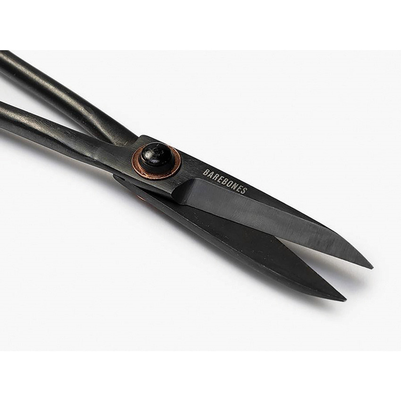 BareBones Living Artisan Trimming Shears (BARE048) 2" Black Stainless Steel Blades, Black Stainless Steel Handles