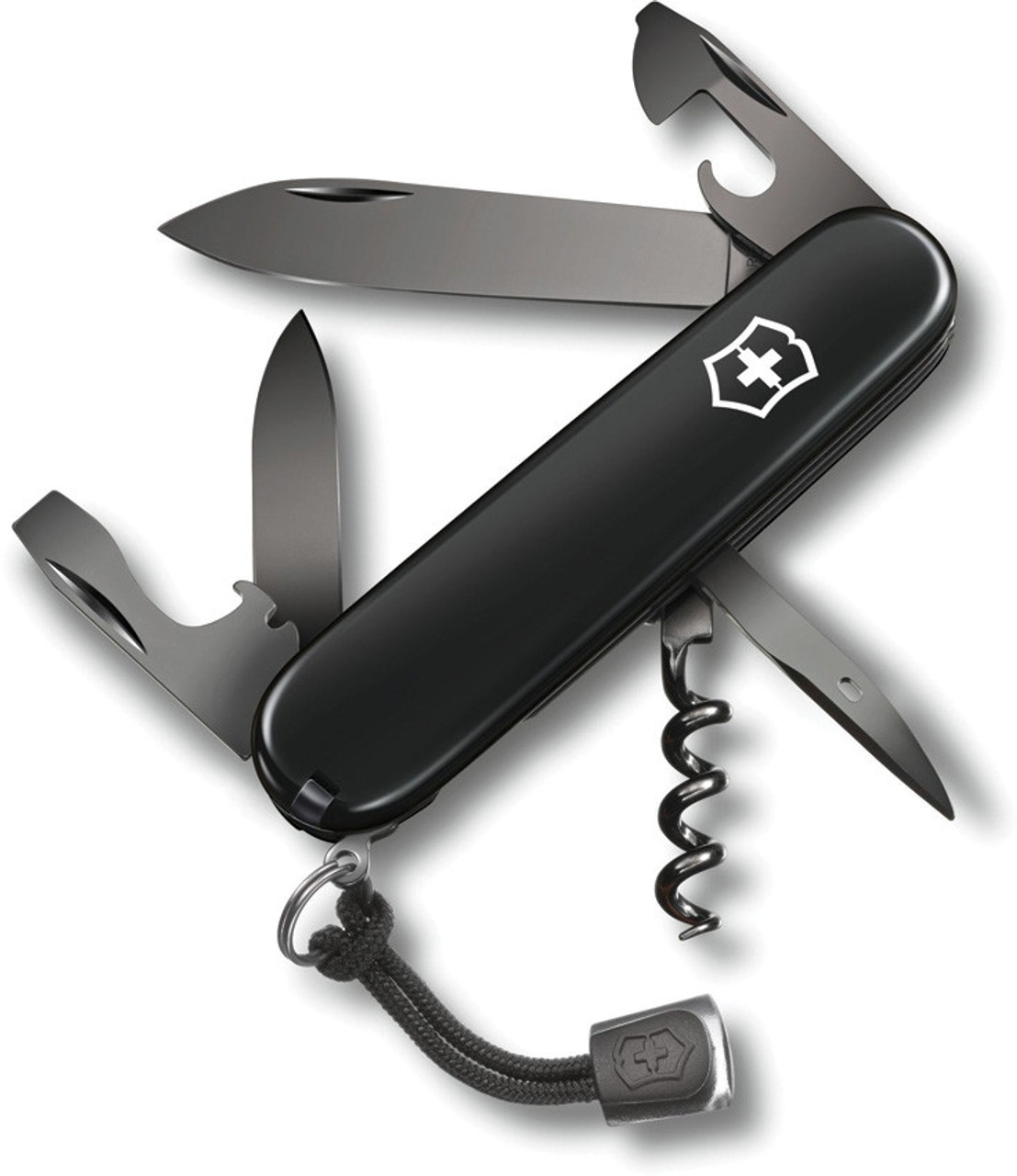 Victorinox Spartan PS, Monochrome Pocket Knife with Black Tools