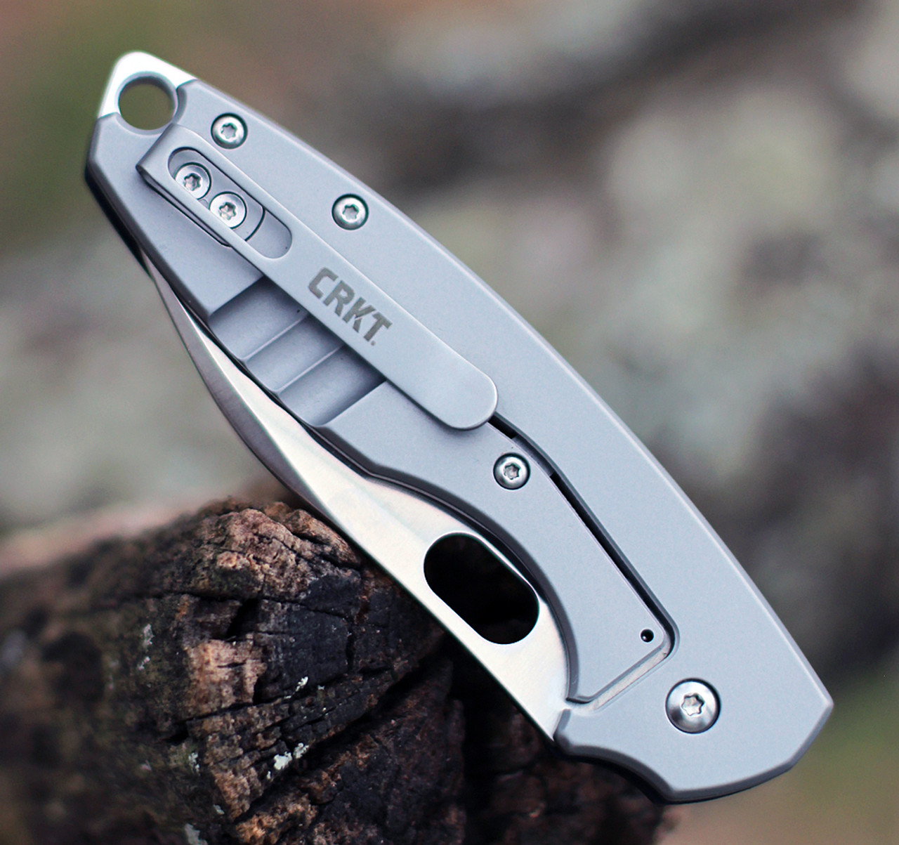 CRKT Pilar III (CR5317) 2.97" 8Cr13MoV Satin Drop Point Plain Blade, Black G-10 Handle with Stainless Back Handle