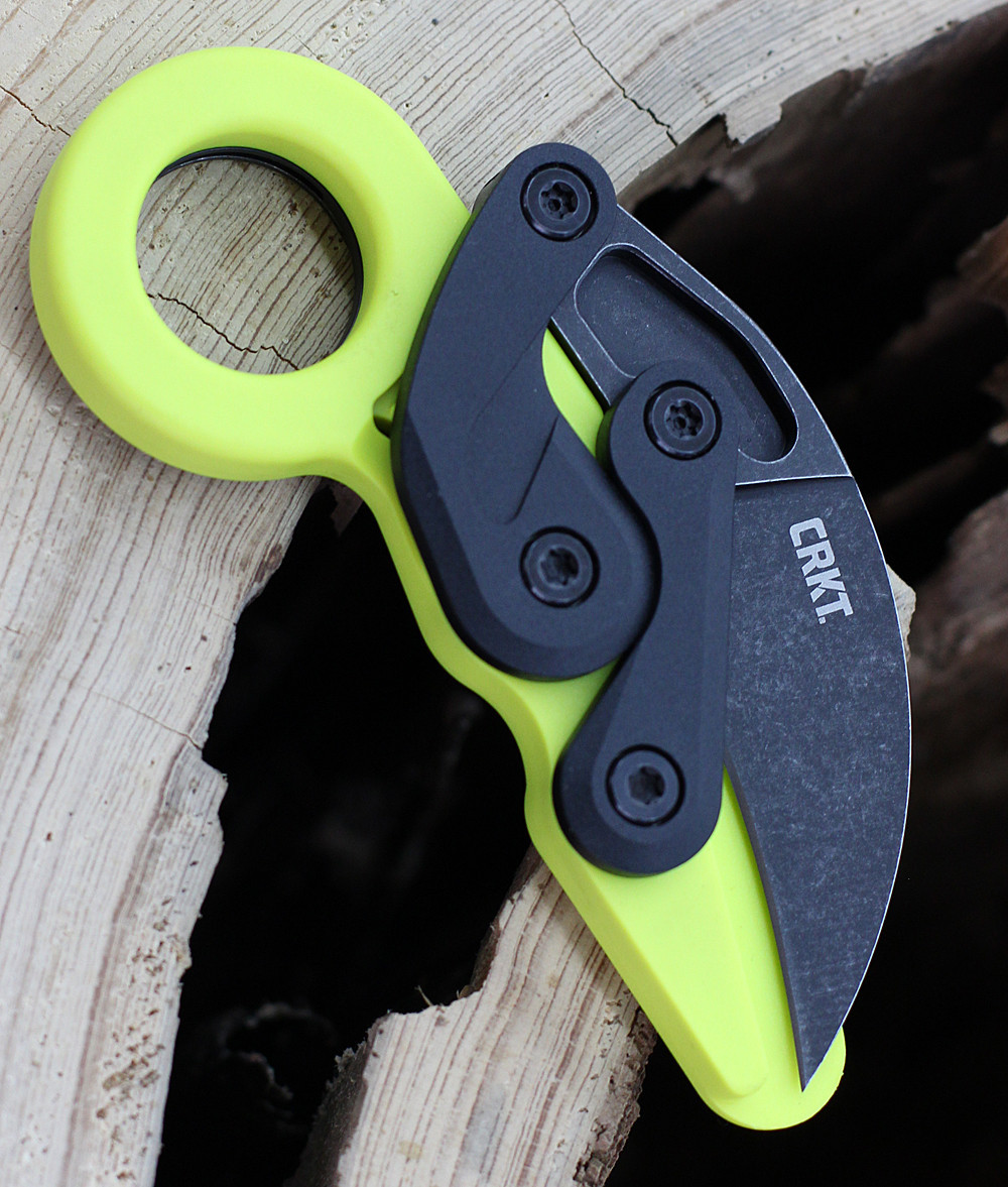CRKT Provoke Zap 4041G | Kinematic Karambit Neon Green Grivory
