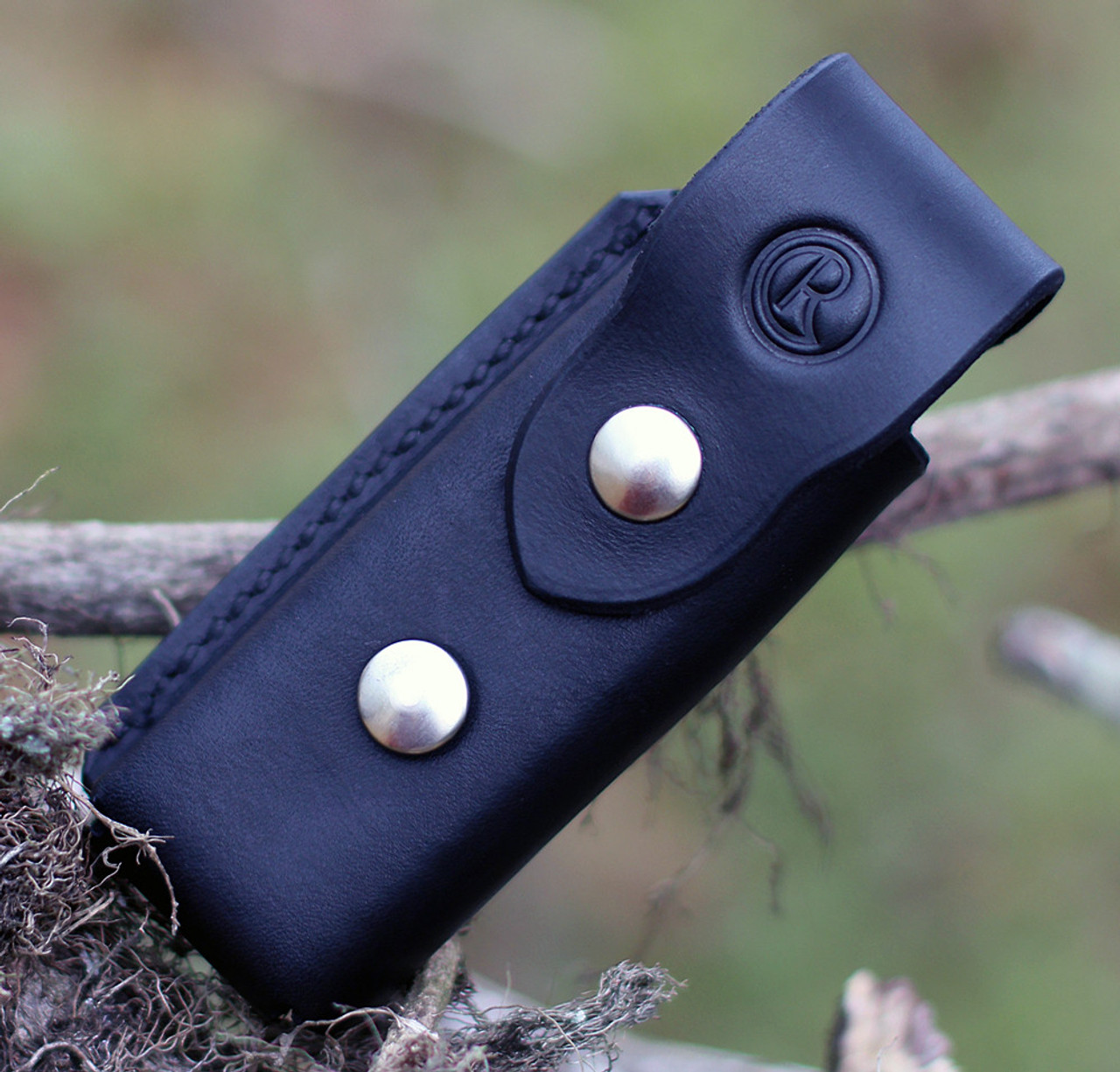 Chris Reeve Black Calfskin Leather Belt Sheath