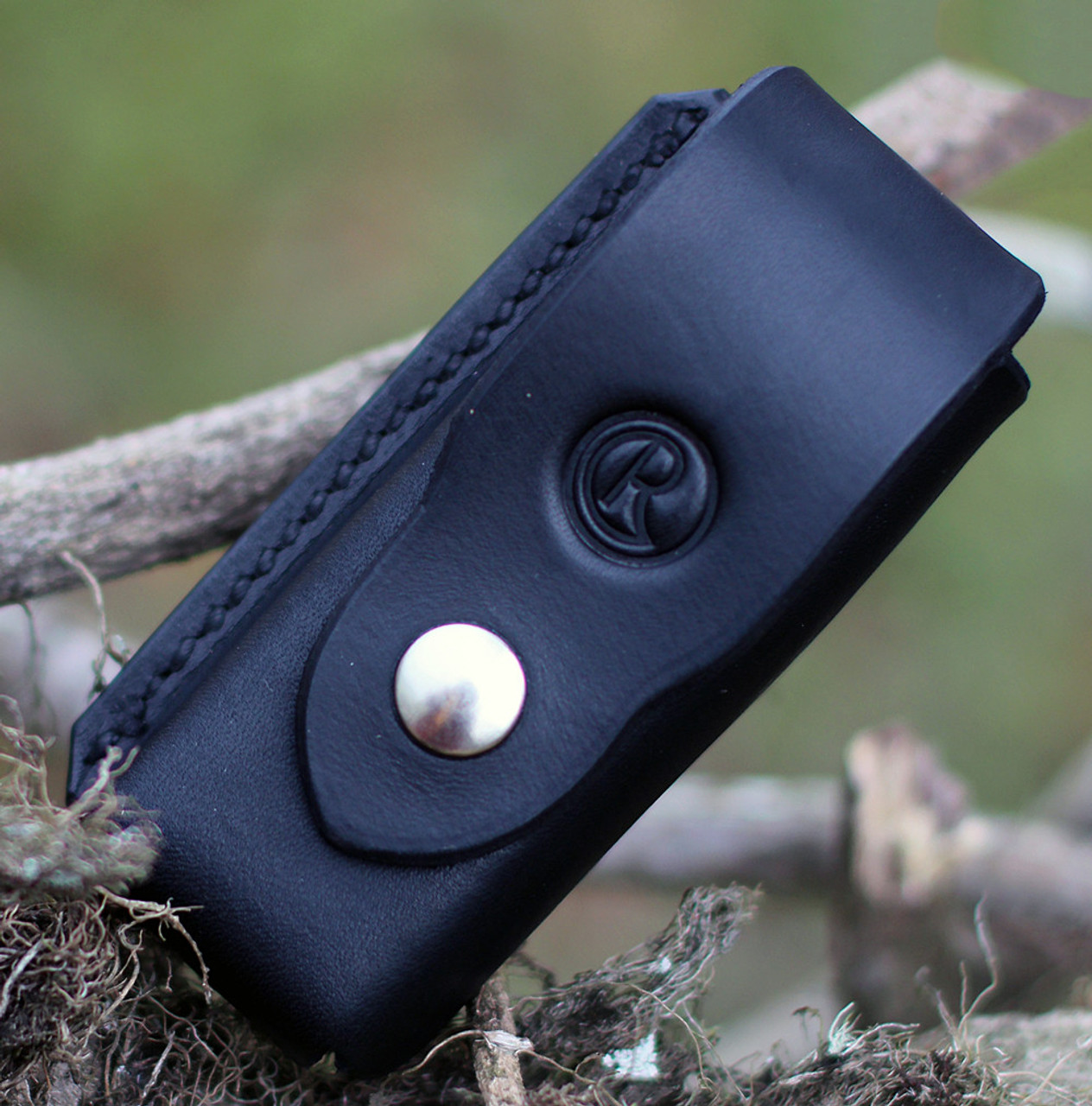 Chris Reeve Black Calfskin Leather Belt Sheath