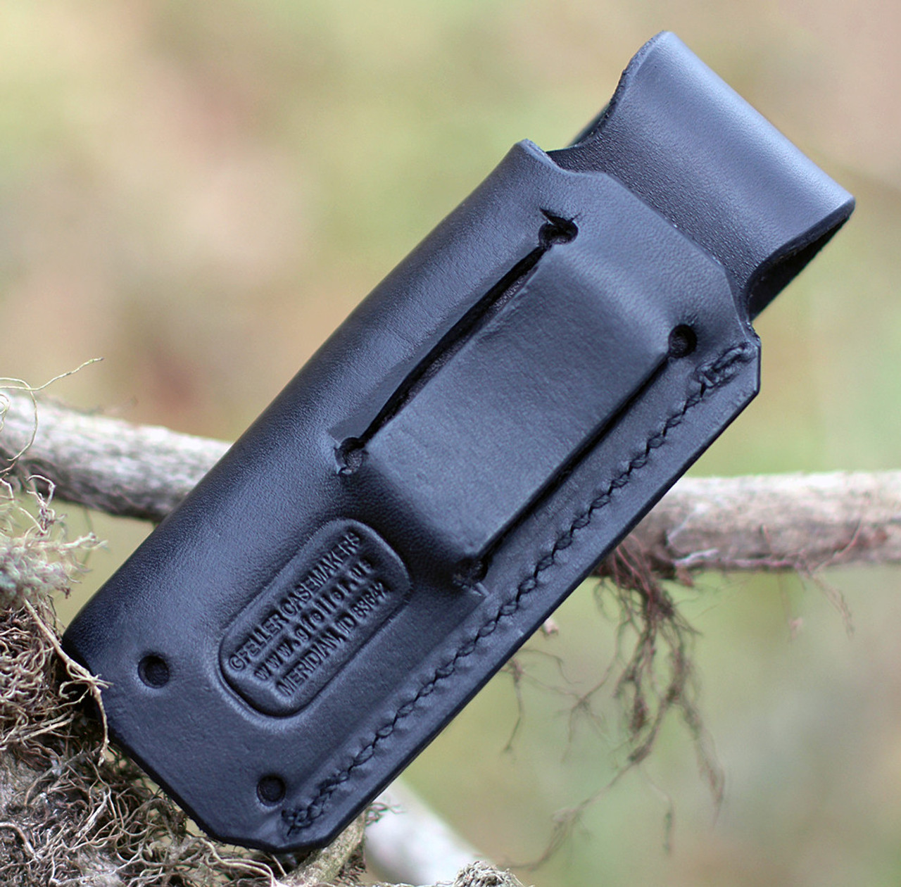 Chris Reeve Black Calfskin Leather Belt Sheath