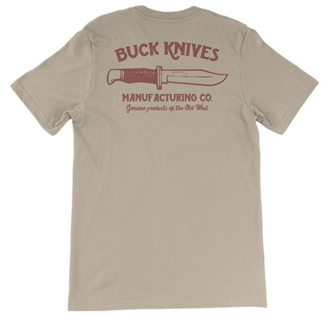 Buck Knives Khaki Buck Knives Co. T-Shirt, XXXL