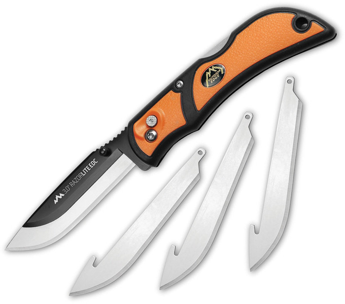 Outdoor Edge RazorLite EDC Folding Knife RLB3030C, 3" Replaceable