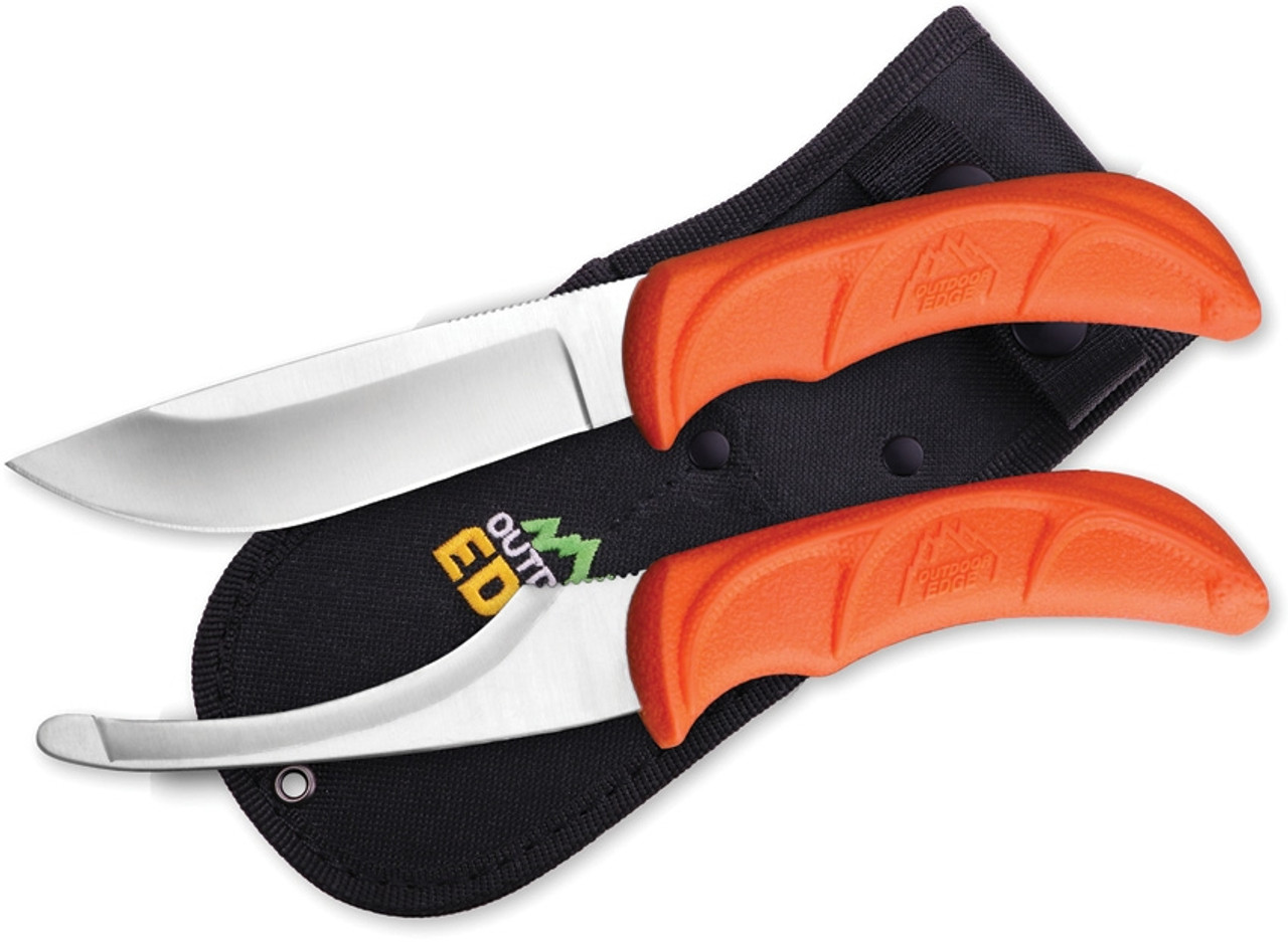 Outdoor Edge JaegerPair Combo - Blaze Orange (Skinner / Gut Hook) JR-1C