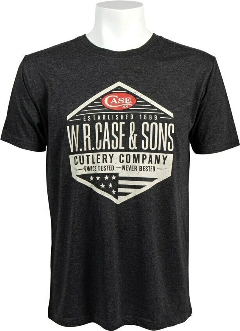 Case, W.R., Case, Sons, Cutlery, Company, Black, T-Shirt, M, Med, medium, tee, shirt